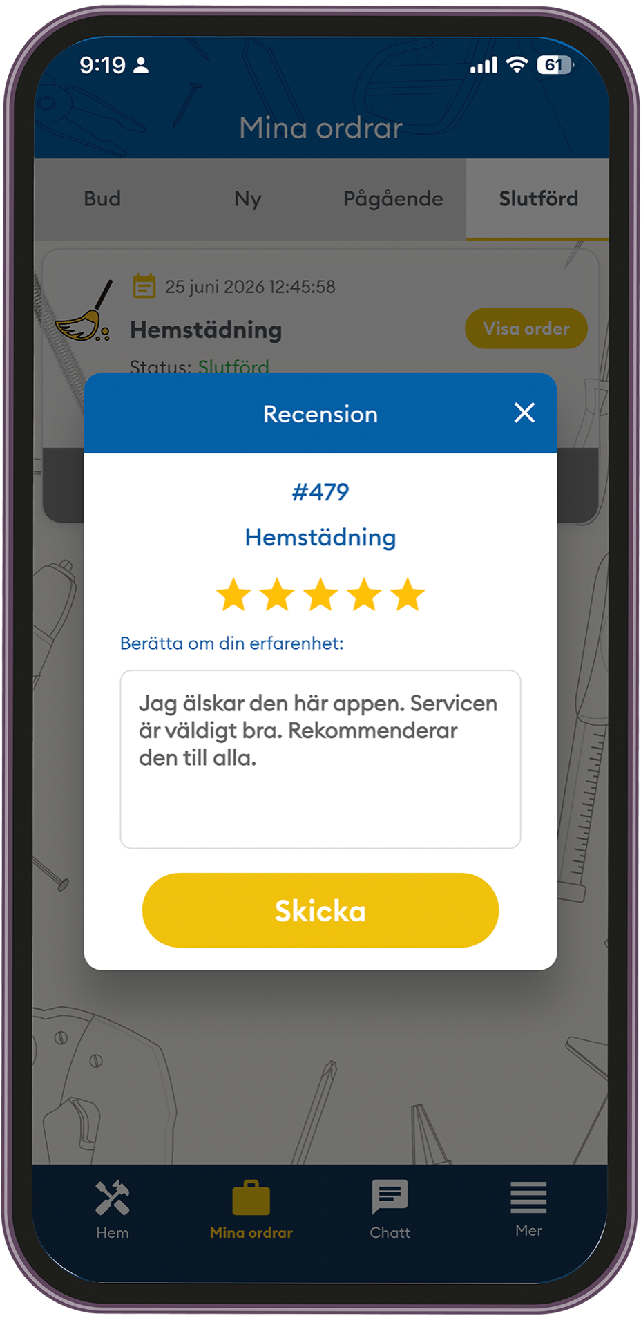 Betygsätt och skriv en recension