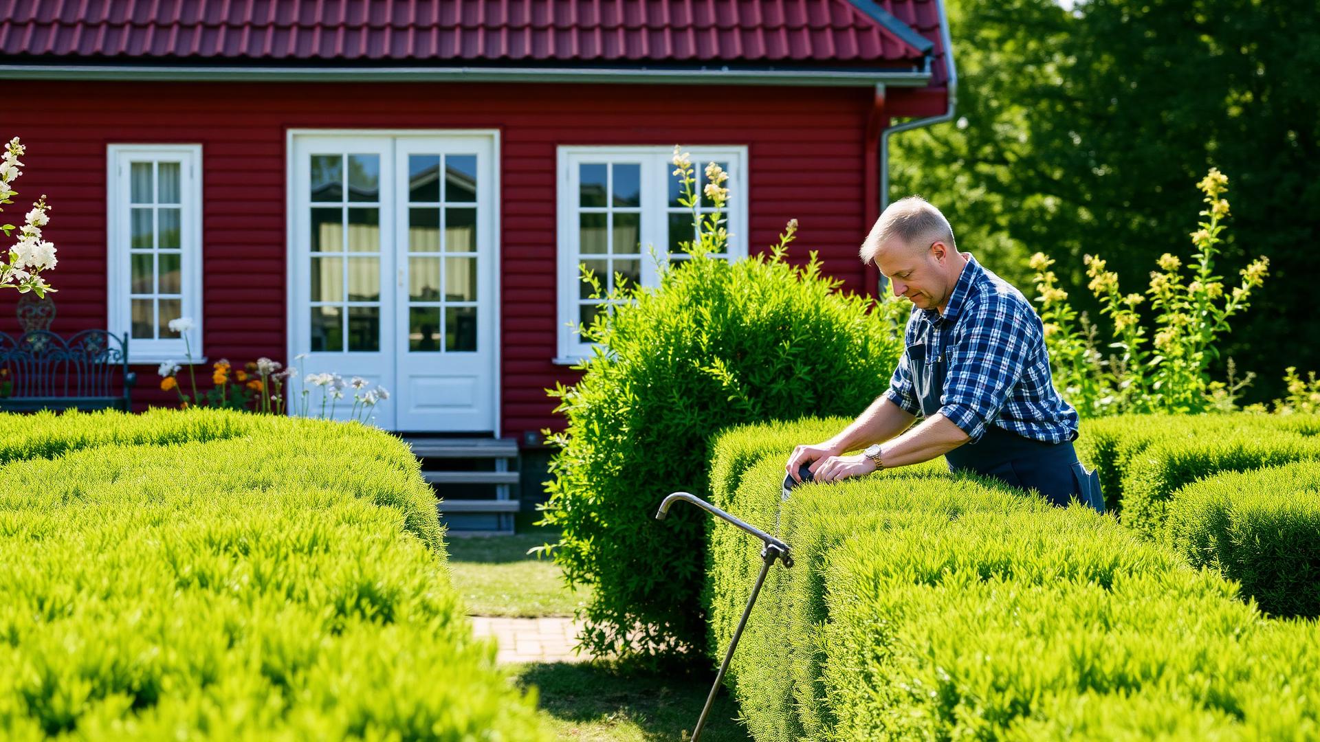 Trädgård — En trädgård som tar hand om sig själv.